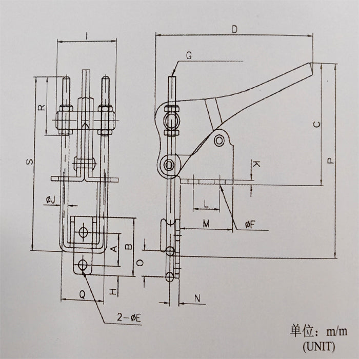40334 450KG Holding Capacity Toggle