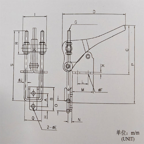 40334 450KG Holding Capacity Toggle