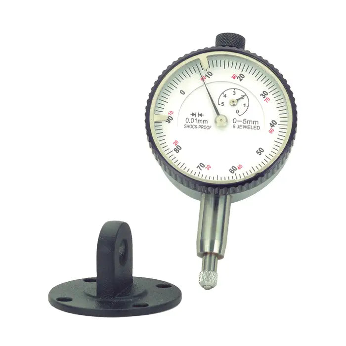 T&O TM03 0 - 3mm Range, 0-100 Reading Dial Drop Indicator