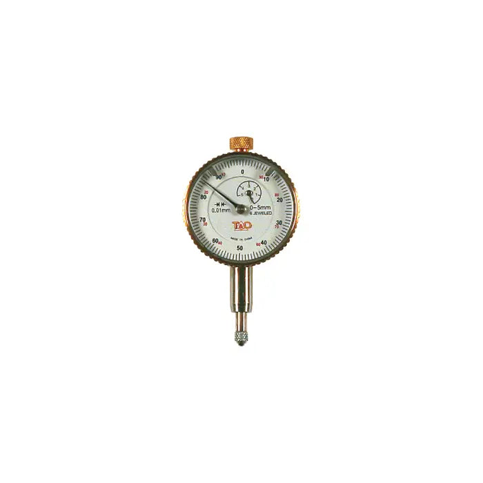 T&O TM05 0 - 5mm Range, 0-100 Reading Dial Drop Indicator