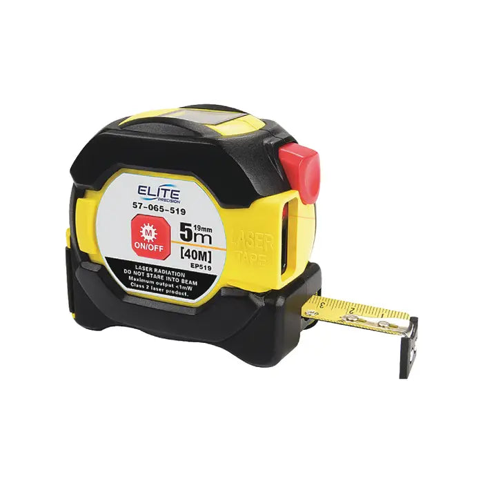 ELITE PRECISION EP519 16' x 3/4" Blade Size, Meters Reads, ABS Case Case, Manual Measuring Tape